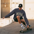 Nisa Collegiate Heavyweight Crew Sweatshirt