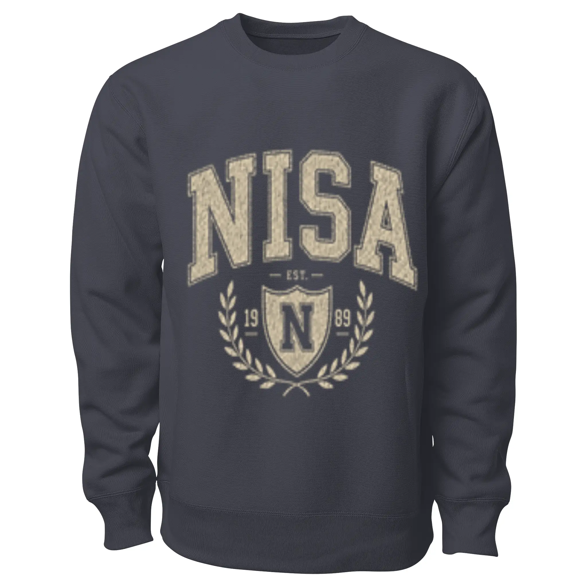 Nisa Collegiate Heavyweight Crew Sweatshirt