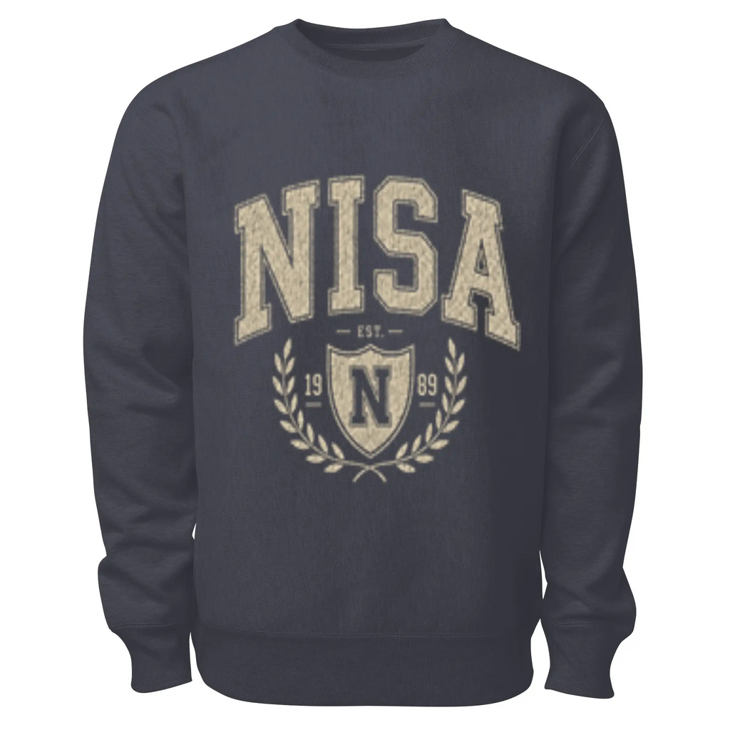 Nisa Collegiate Heavyweight Crew Sweatshirt