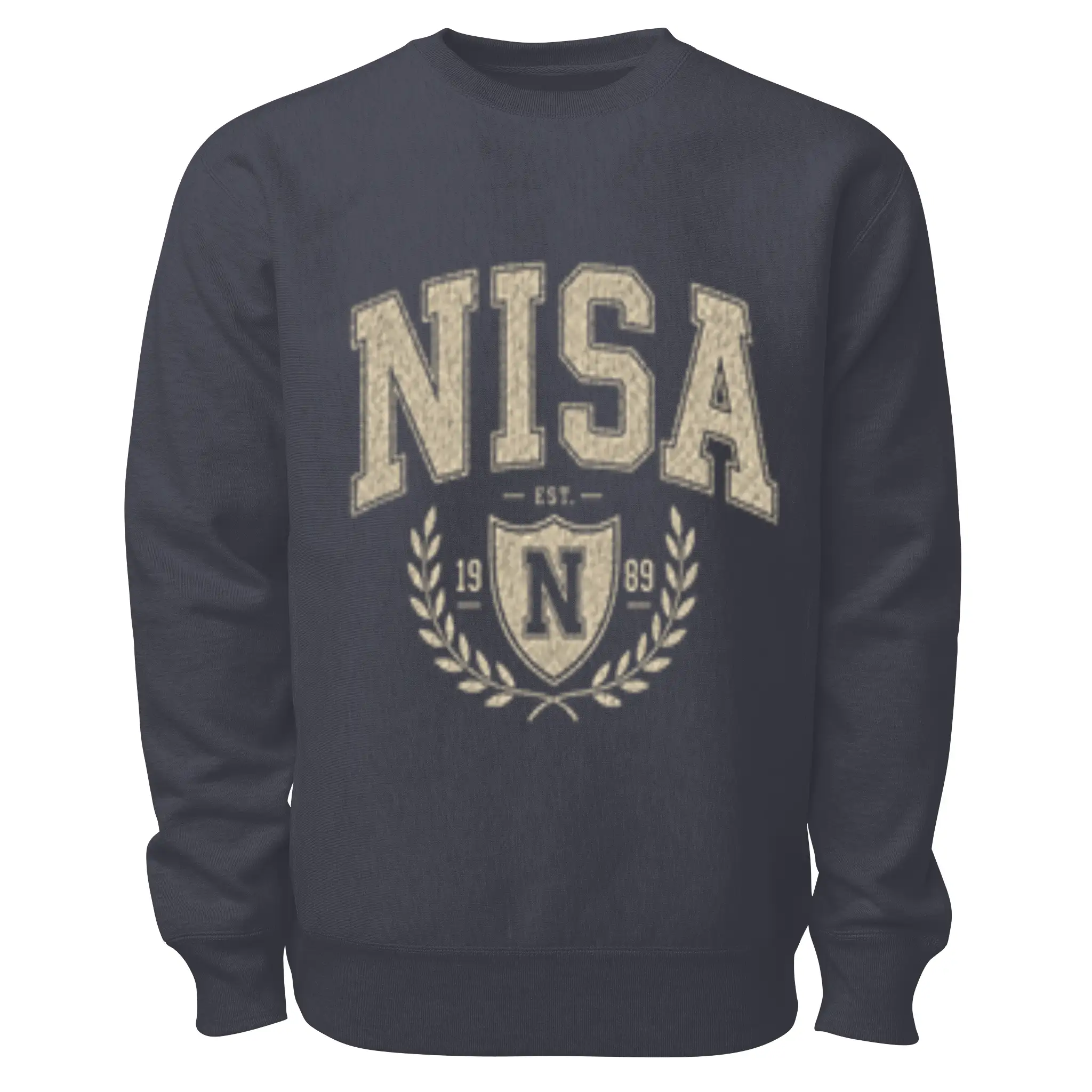 Nisa Collegiate Heavyweight Crew Sweatshirt