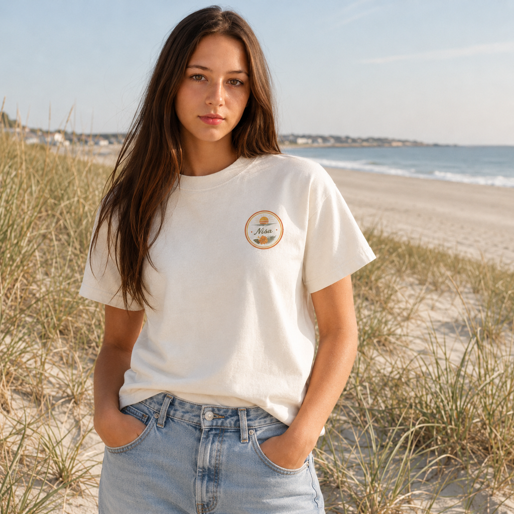 Nisa Life 01 Womens Heavyweight Organic Tee