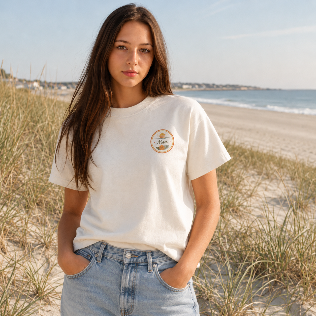 Nisa Life 01 Womens Heavyweight Organic Tee